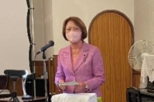 好善社創立145周年記念礼拝及び慰廃園記念碑設置感謝会