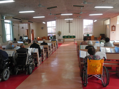 沖縄祈りの家教会礼拝堂